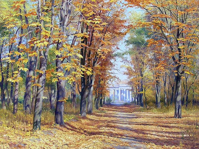 осень - осень, пейзаж, природа, парк - оригинал