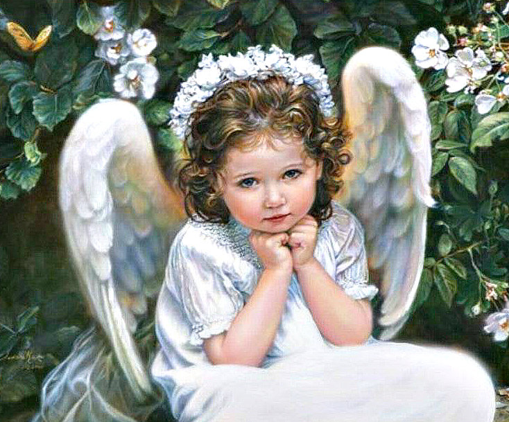 ангел - ангел. девочка. ребенок - оригинал