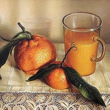 Оригинал схемы вышивки «Худ. Мария Ильева. Натюрморт с апельсинами.» (№1301068)