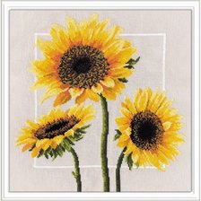 Оригинал схемы вышивки «Цветы солнца» (№1303032)