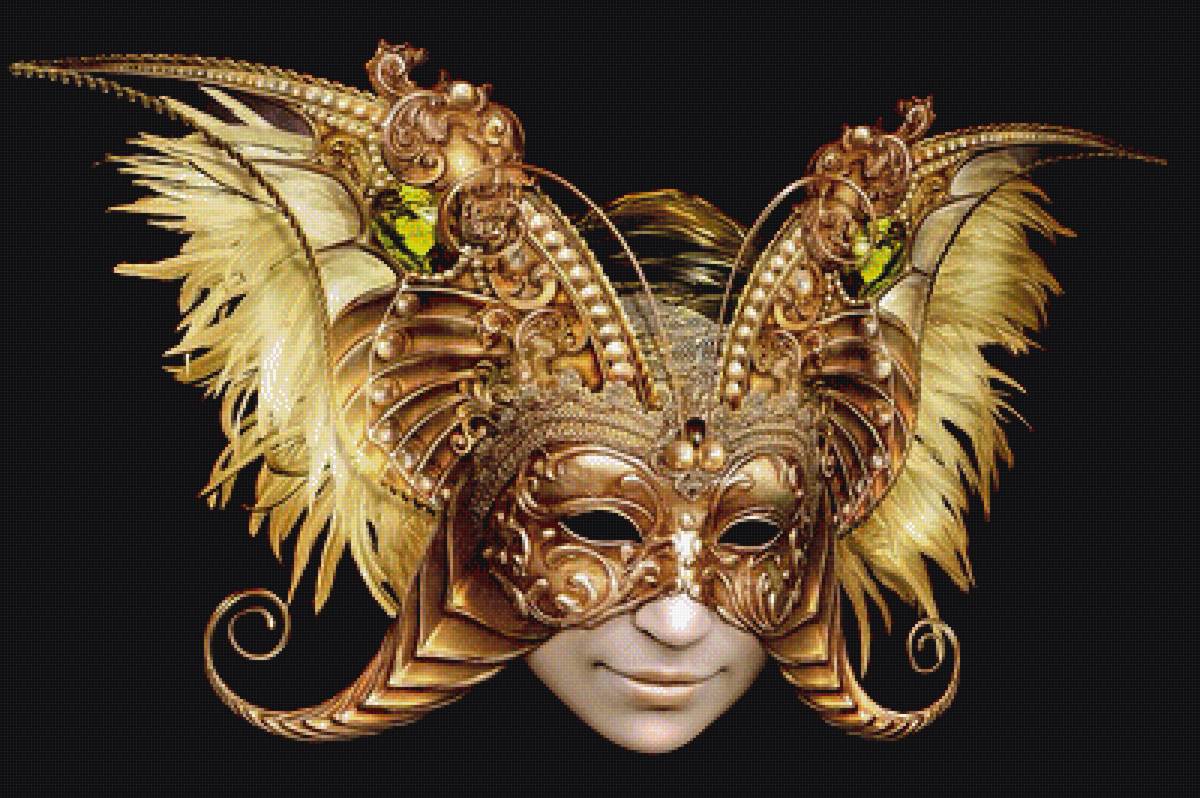 Венецианская  маска - маски - предпросмотр