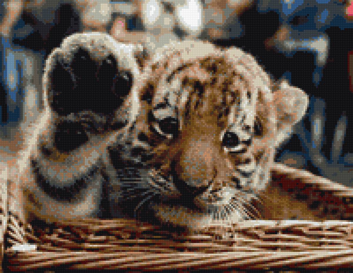Тигрёнок - животные, тигренок, тигр - предпросмотр