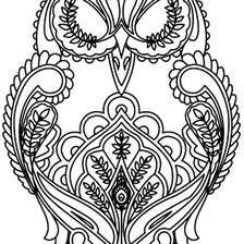 Оригинал схемы вышивки «Сова» (№1309674)