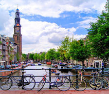 Схема вышивки «Амстердам.Канал.Велик»