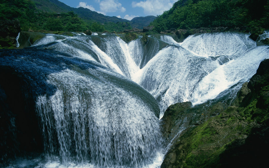 №1312762 - водопад, природа - оригинал