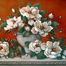 Оригинал схемы вышивки «букет цветов» (№1318023)
