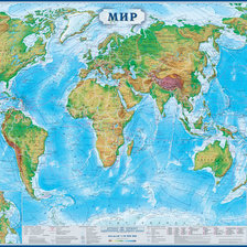 Оригинал схемы вышивки «Карта мира» (№1320476)