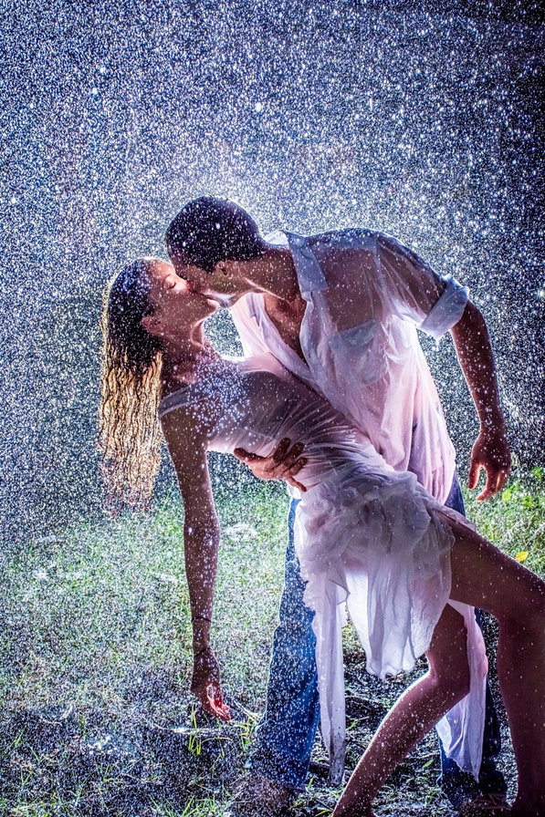целушки под дождем - романтика дождь - оригинал