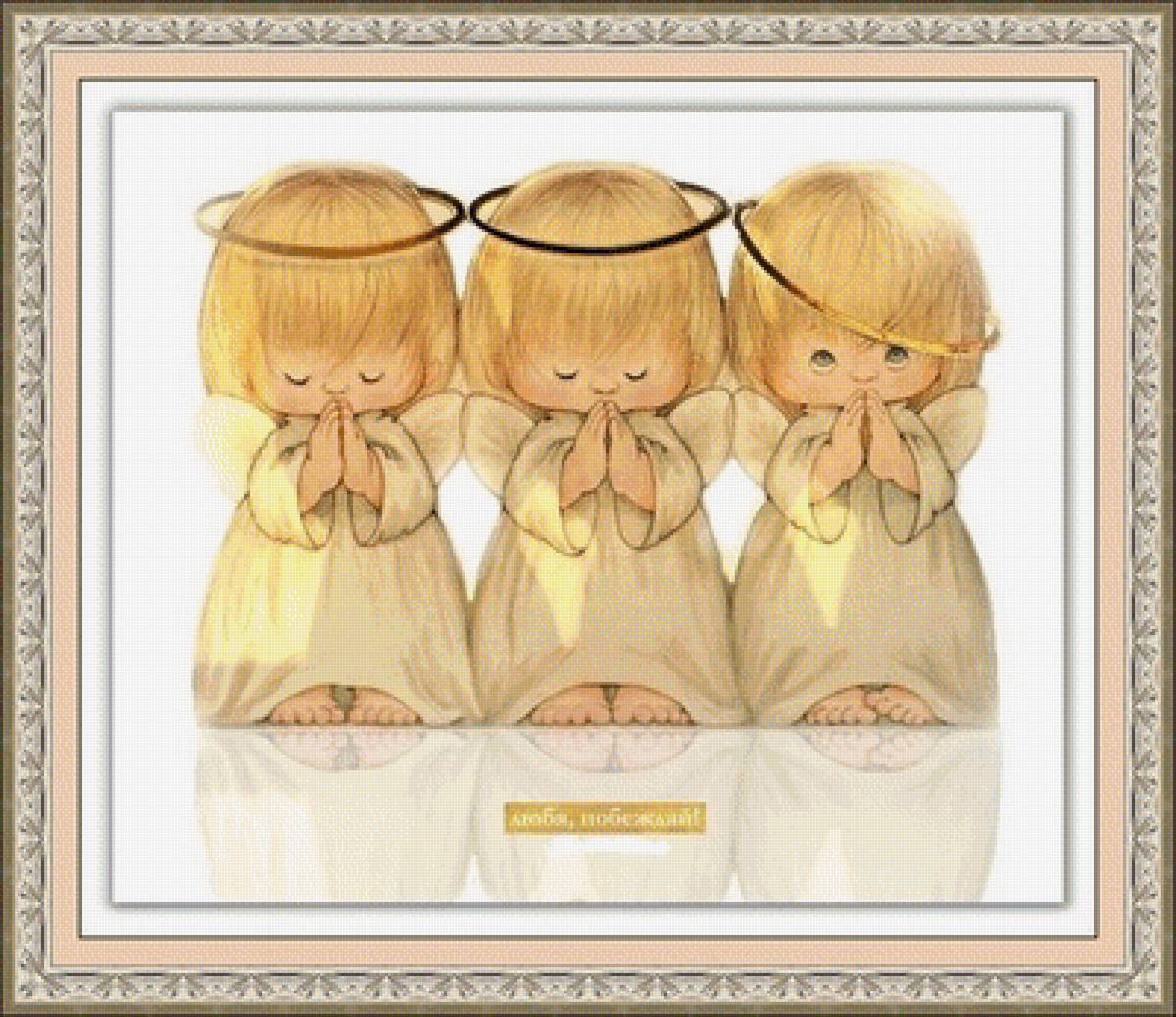 три ангелочка - ангел - предпросмотр