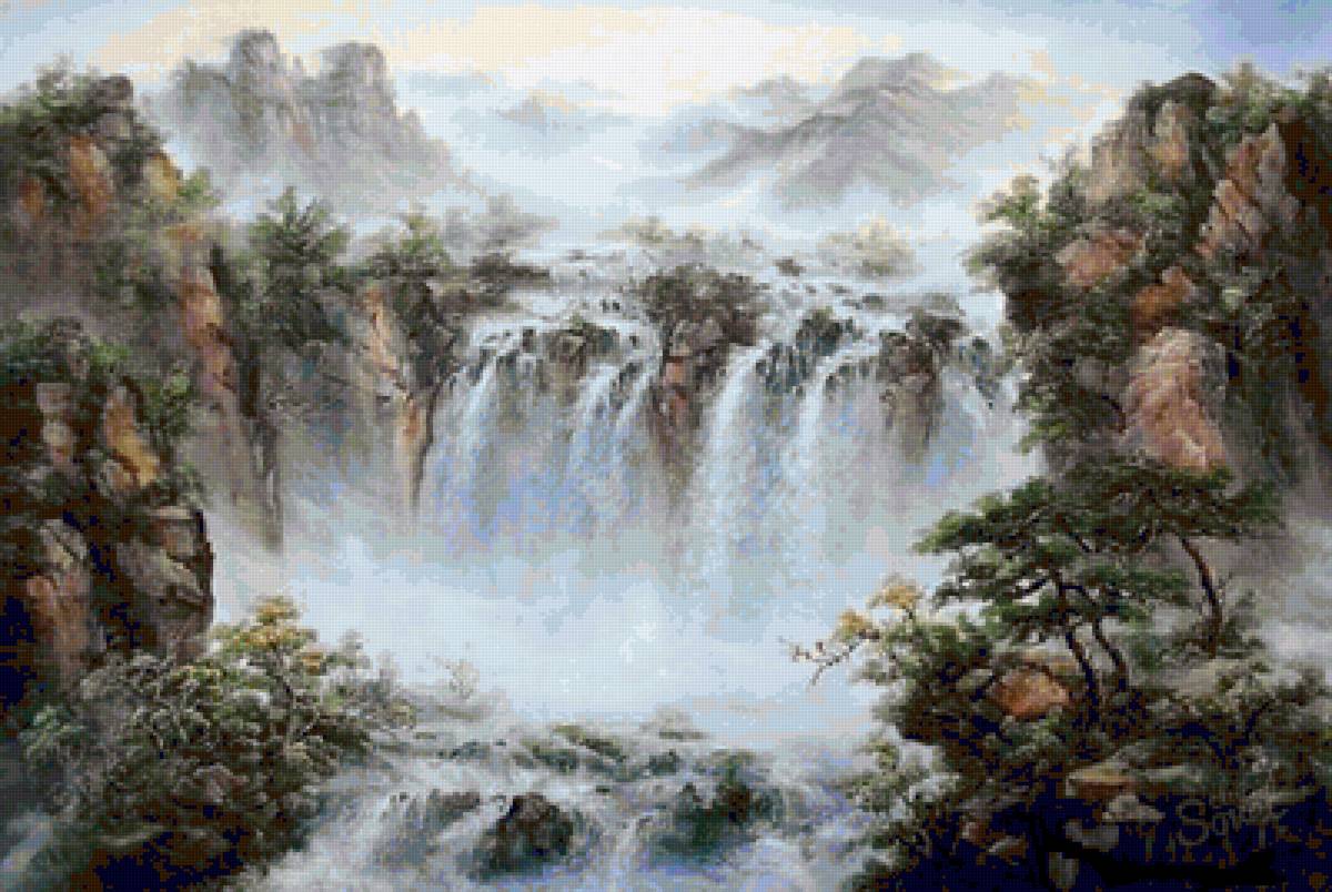 Китайский пейзаж - китайский пейзаж - предпросмотр