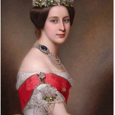 Оригинал схемы вышивки «портрет дама» (№1339763)