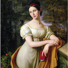 Оригинал схемы вышивки «портрет.девушка» (№1340474)