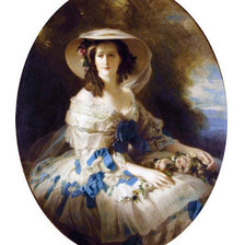 Оригинал схемы вышивки «портрет.девушка» (№1340478)