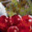Предпросмотр схемы вышивки «натюрморт с ягодами и цветами» (№1344345)