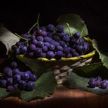 Оригинал схемы вышивки «виноград» (№1350729)