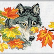 Оригинал схемы вышивки «волк» (№1358088)
