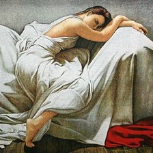 Оригинал схемы вышивки «Спящая красавица» (№1365073)