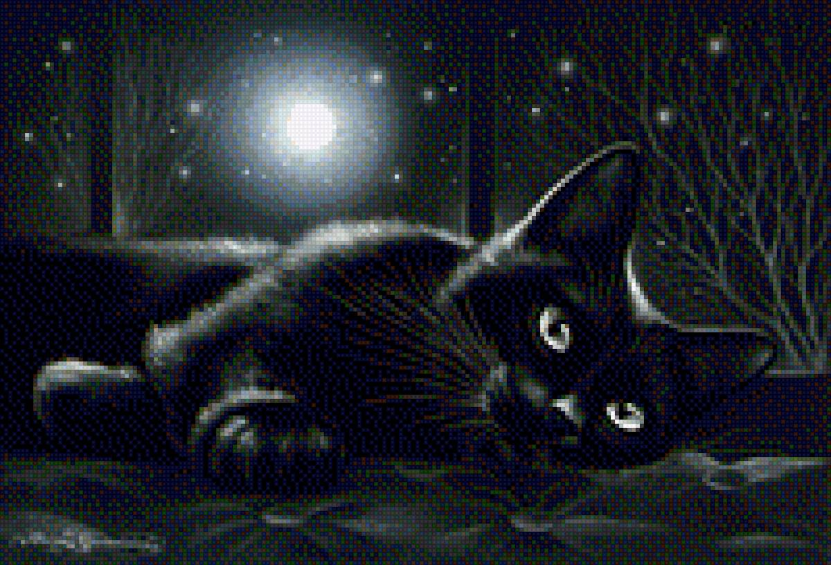 Ночка - кошки, ночь - предпросмотр