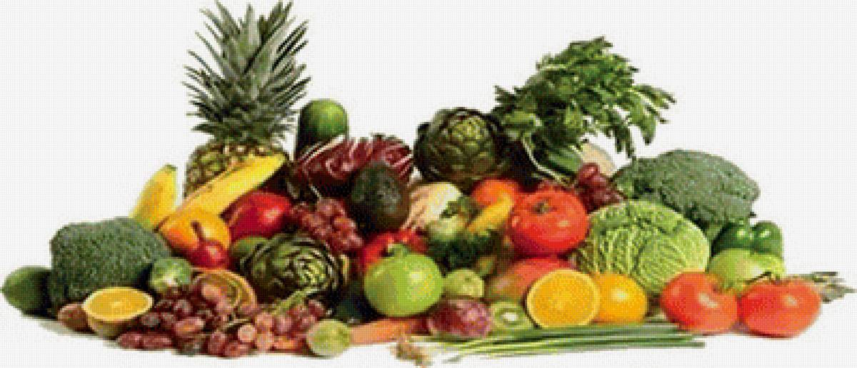 Овощи и фрукты - для кухни, овощи и фрукты - предпросмотр