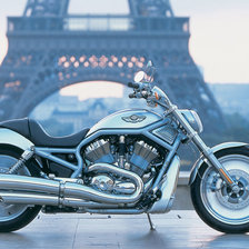 Схема вышивки «Harley in Paris»