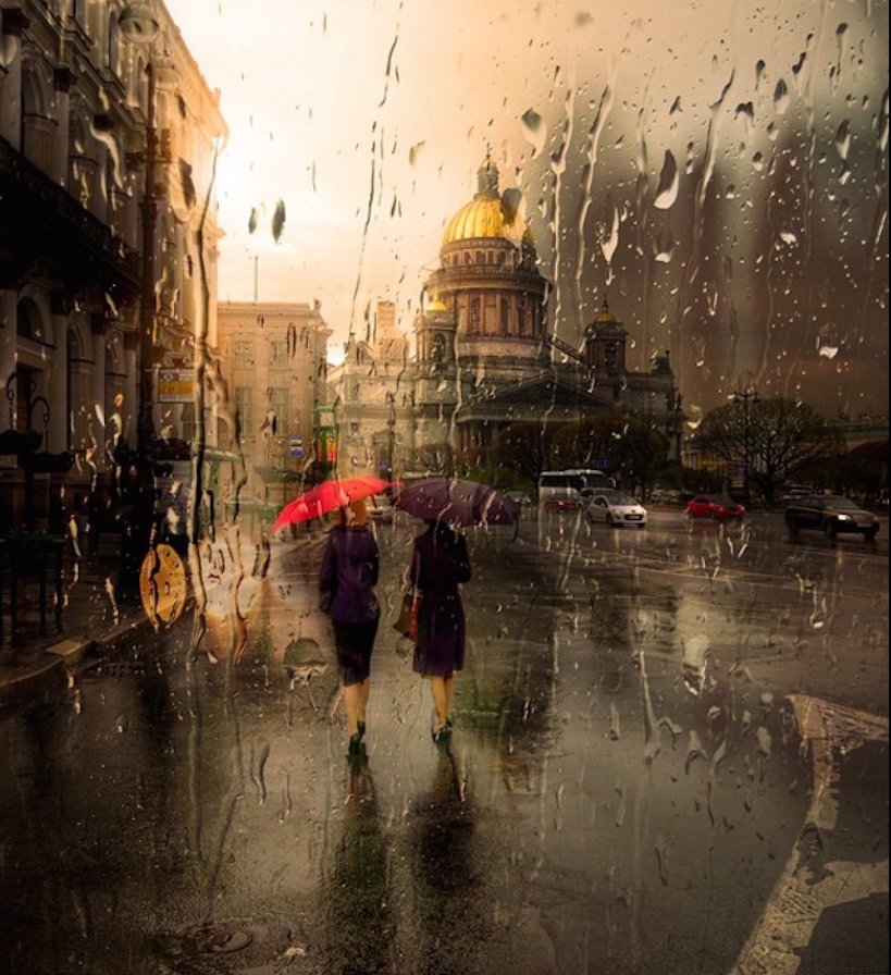 Московская осень - дождь, москва, осень - оригинал