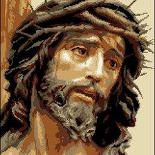 Оригинал схемы вышивки «jezus w koronie» (№1389752)