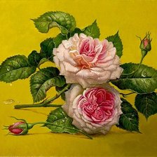 Оригинал схемы вышивки «розы» (№1390527)