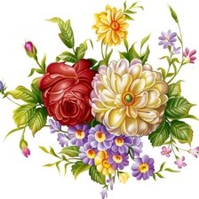 Оригинал схемы вышивки «цветы» (№1394931)
