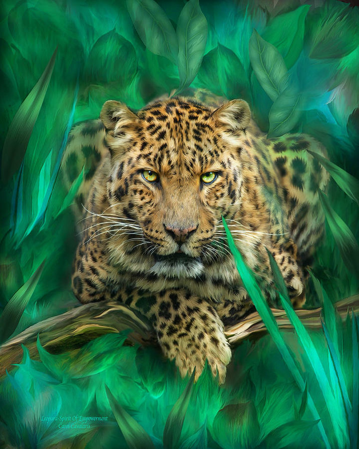 леопард2 - картина, животные, хищник - оригинал