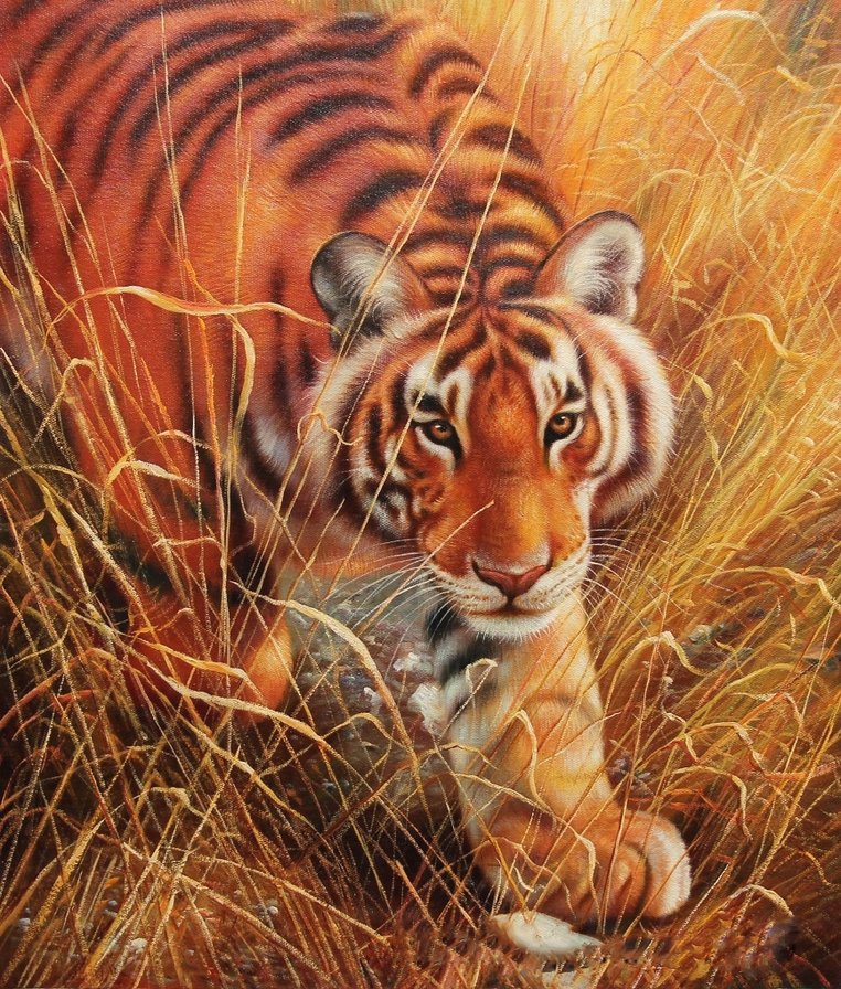 №1400394 - животные, хищники, тигры, тигр - оригинал