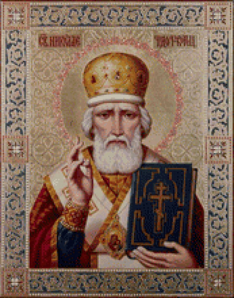 Святой Николай - икона, святой, николай, чудотворец - предпросмотр