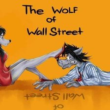 Схема вышивки «Волк с Уолл-Стрит»