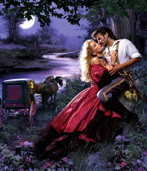 романтика - любовь, роман, романтика, девушка, мужчина, он и она, страсть - оригинал