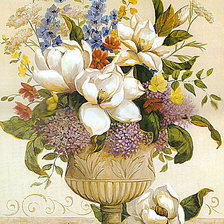 Схема вышивки «váza,kvety»