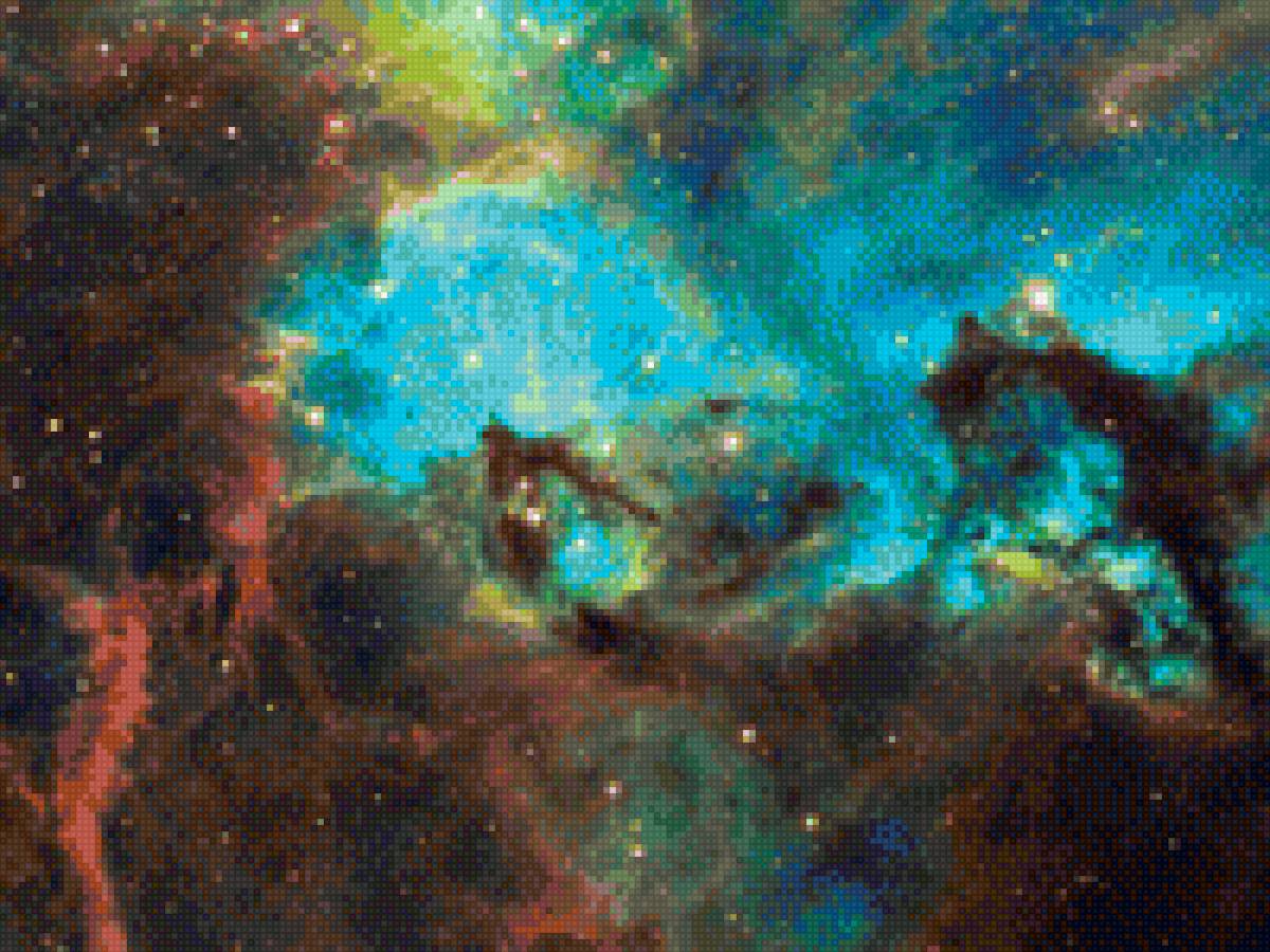 Nebula 2174 - космос, туманность, звезды - предпросмотр