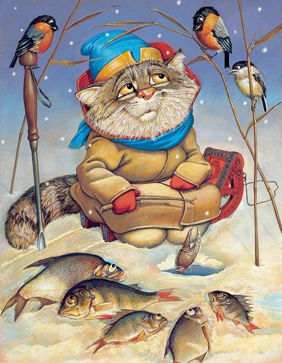 зимняя рыбалка - оригинал
