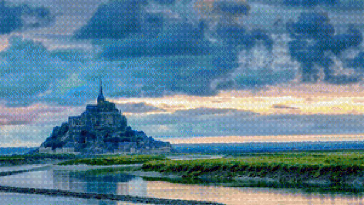 Замок Мон-Сен-Мишель (Франция) - замок - предпросмотр