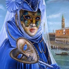 Оригинал схемы вышивки «Венецианская маска Левин4» (№1433339)