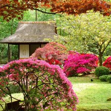 Оригинал схемы вышивки «Японский сад» (№1435607)