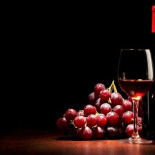 Вино с виноградом
