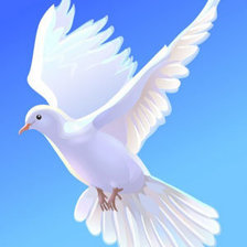 Оригинал схемы вышивки «Птица мира» (№1440638)