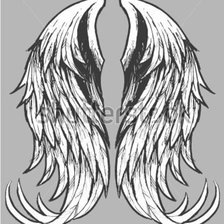 Оригинал схемы вышивки «крылья 6» (№1443149)