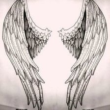 Оригинал схемы вышивки «крылья 4» (№1443157)
