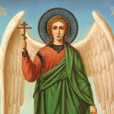 Оригинал схемы вышивки «ангел хранитель» (№1445421)