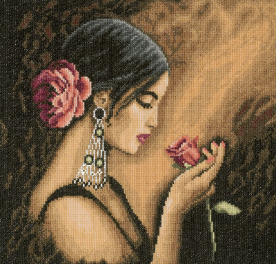 испанка с цвете - оригинал