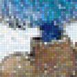 Предпросмотр схемы вышивки «синие котики» (№1456211)