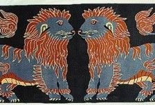 Оригинал схемы вышивки «львы» (№1458597)
