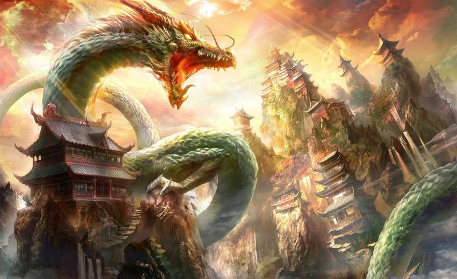 Дракон в Китае - китай, дракон - оригинал