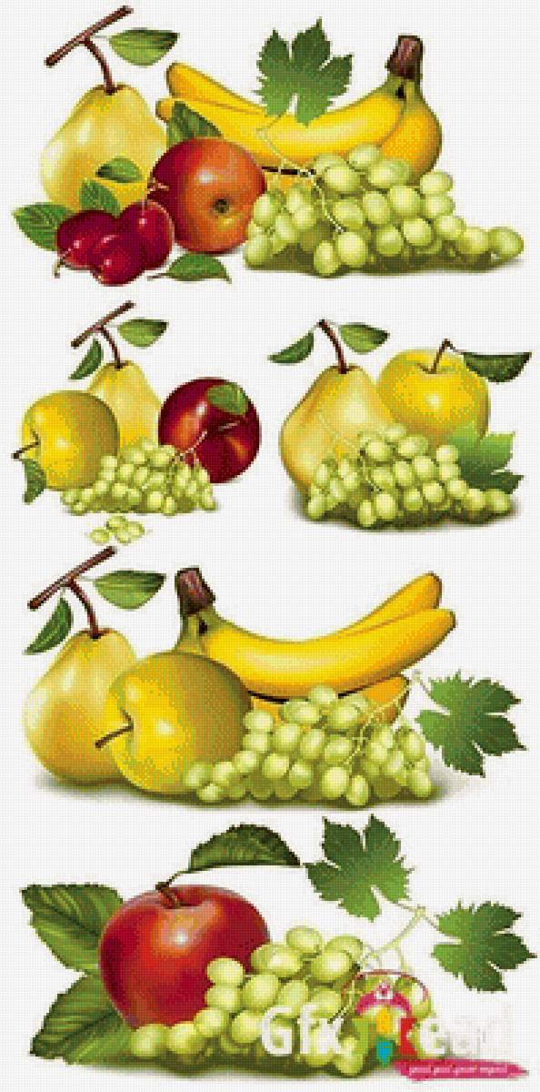 фруктовая композиция - фрукты - предпросмотр