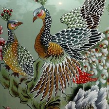 Оригинал схемы вышивки «райские птицы» (№1477793)